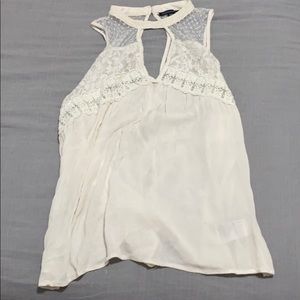 Sheer White Tanktop